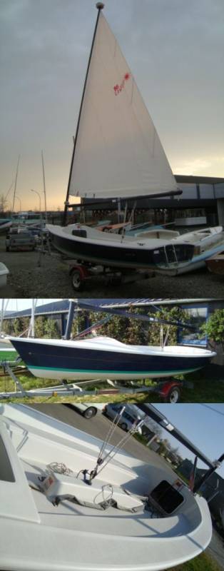 Laser 16 Catboat by