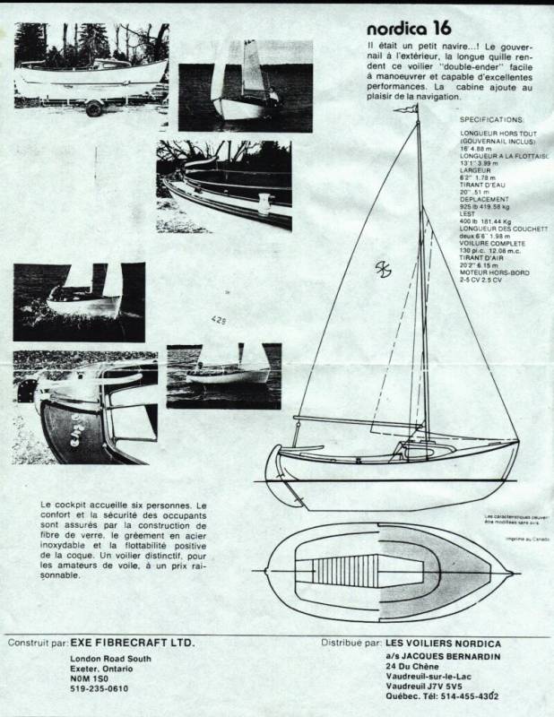 Nordica 16 by Exe Fibercraft Ltd